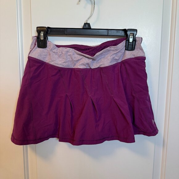 Lululemon Take Flight Dewberry Wee Athletic Skort Size 6 - Picture 1 of 3